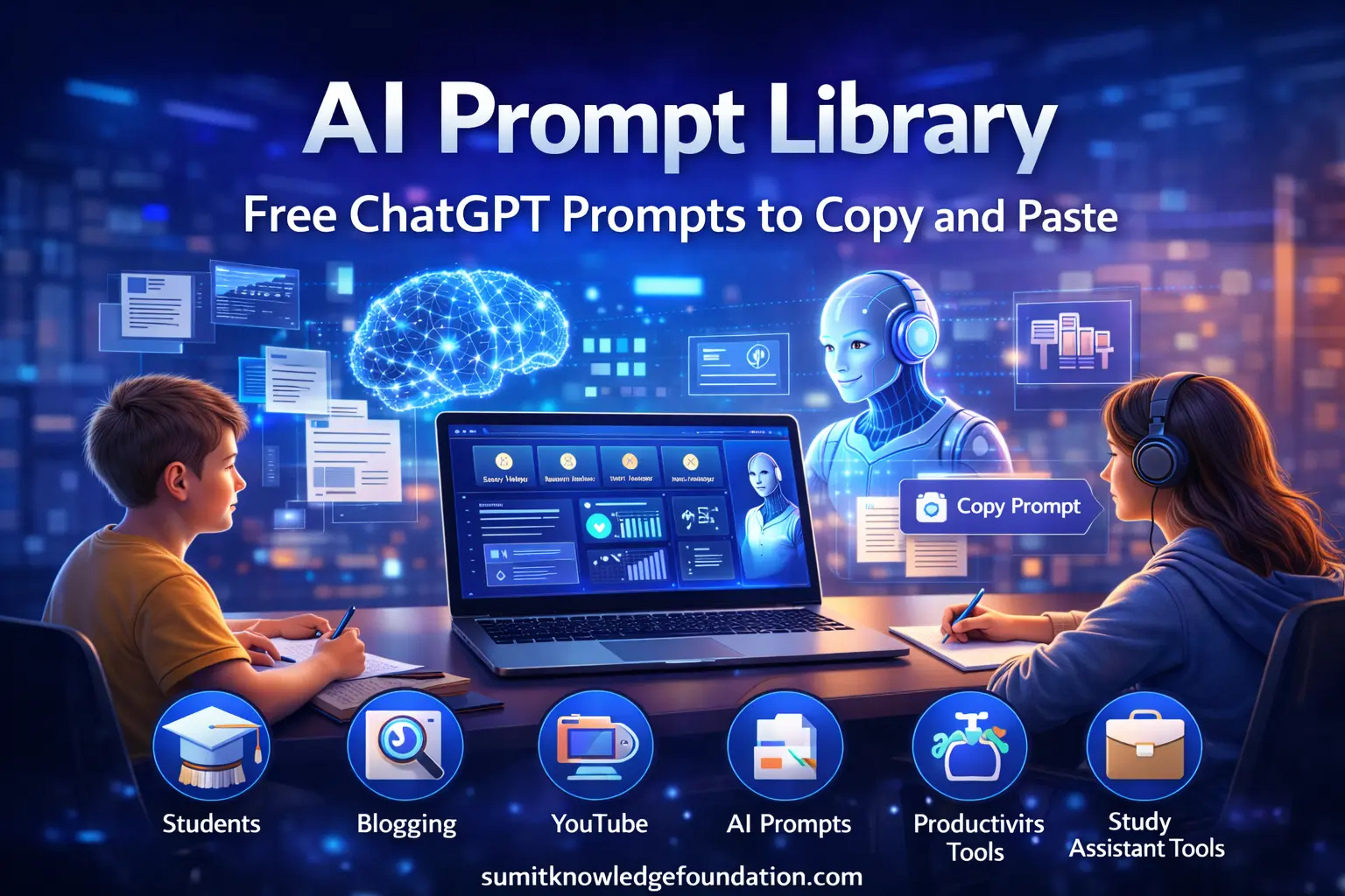 AI prompt library for beginners