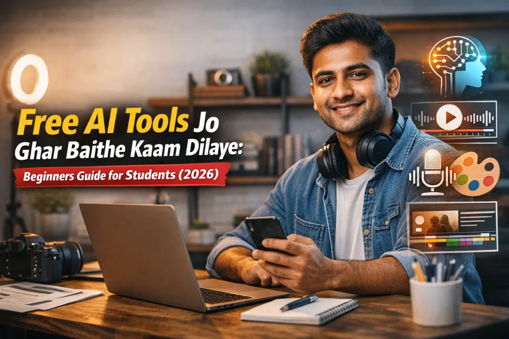 Free AI Tools jo Ghar Baithe Kaam Dilaye