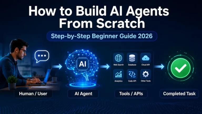 How to Build AI Agents From Scratch: Step-by-Step Beginner Guide (2026)