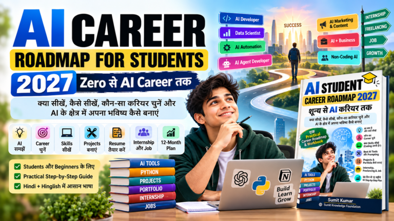 AI Career Roadmap for Students 2027: Zero से AI Career तक Complete Guide